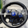 Игровой мультимедийный универсальный руль vibration steering wheel ps3 ps2 pc USB синий